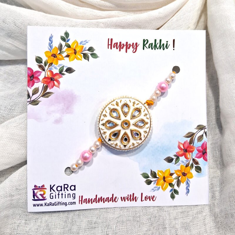 Kundan Stone Rakhi