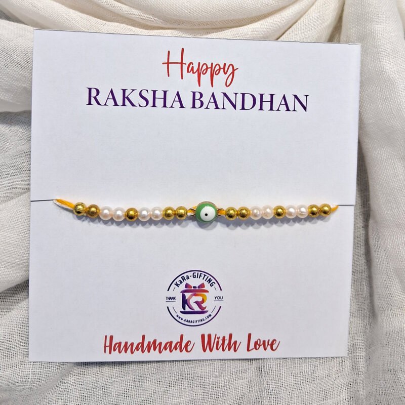 Light Green Evil Eye Rakhi