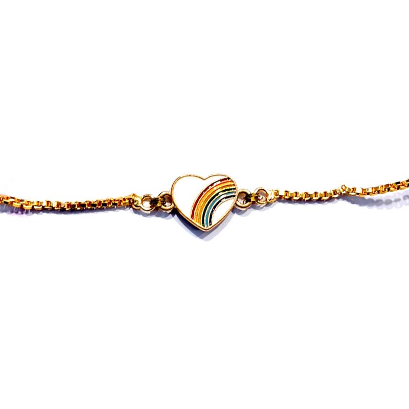 Little Heart Rainbow Rakhi