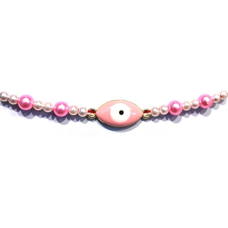 Minimalistic-pink-Evil-Eye-Rakhi