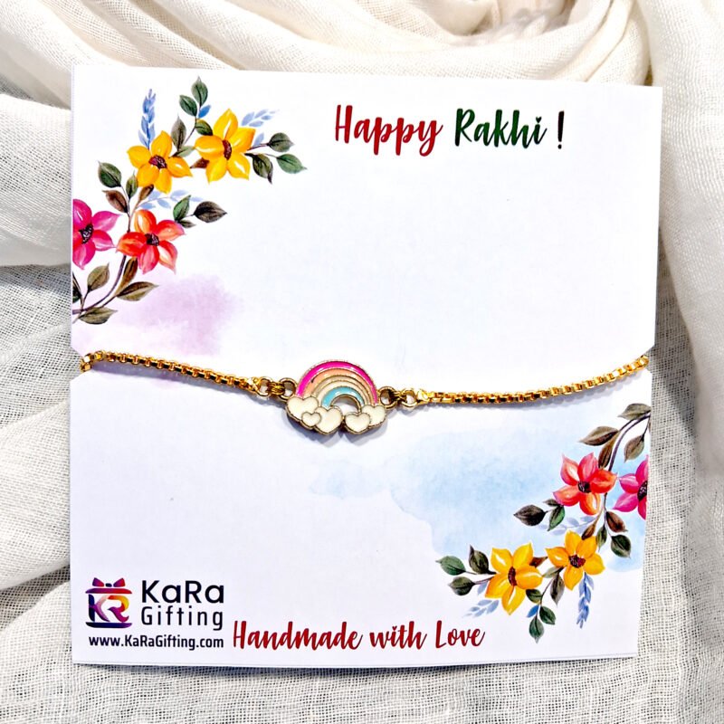 Rainbow Heart Rakhi