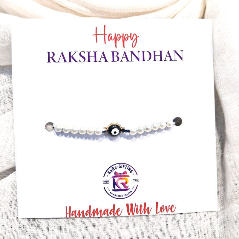 Navy Blue Evil Eye Rakhi