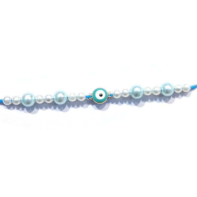 Sky Blue Evil Eye Rakhi