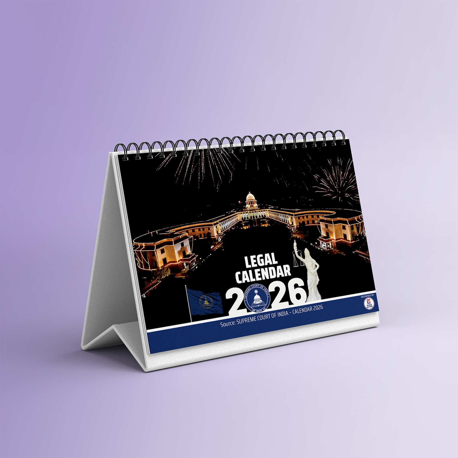 Legal Desk Calendar 2026