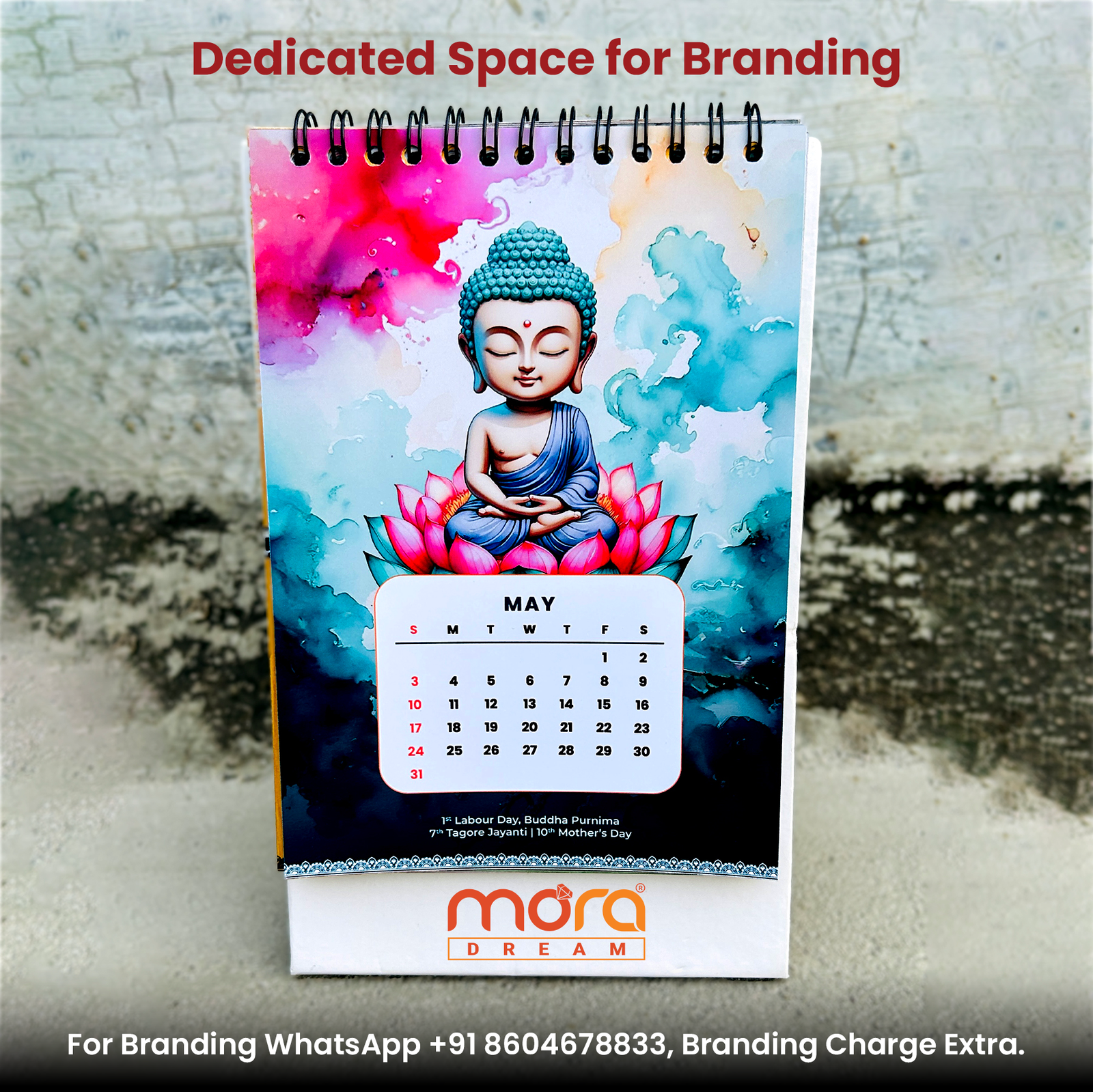 2026 Buddha Desk Calendar
