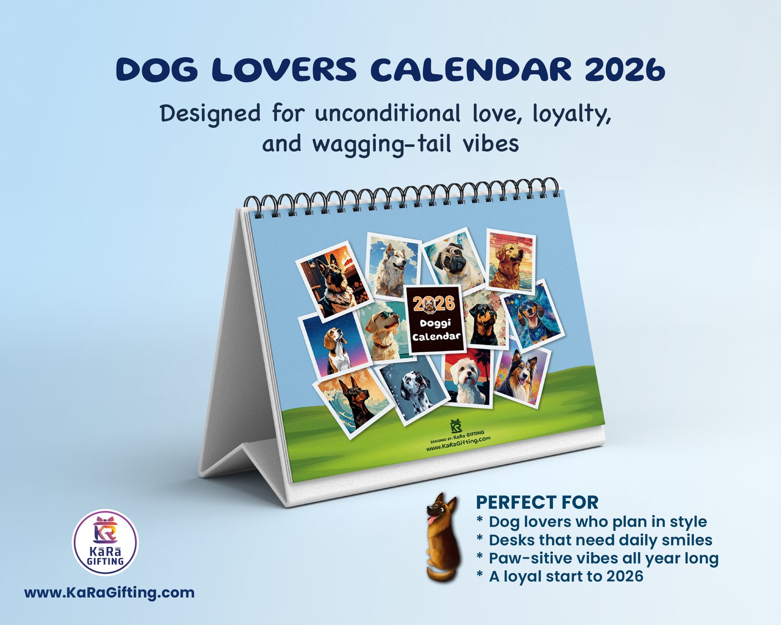 KaRa Dog Calendar 2026-1