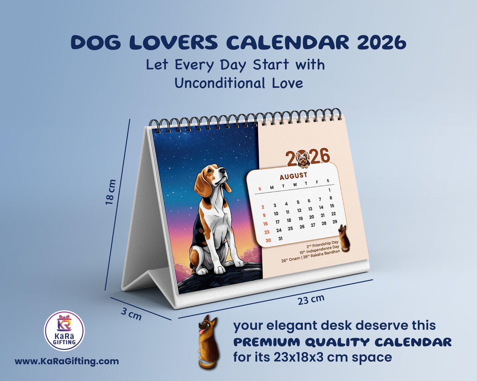 KaRa Dog Calendar 2026-4