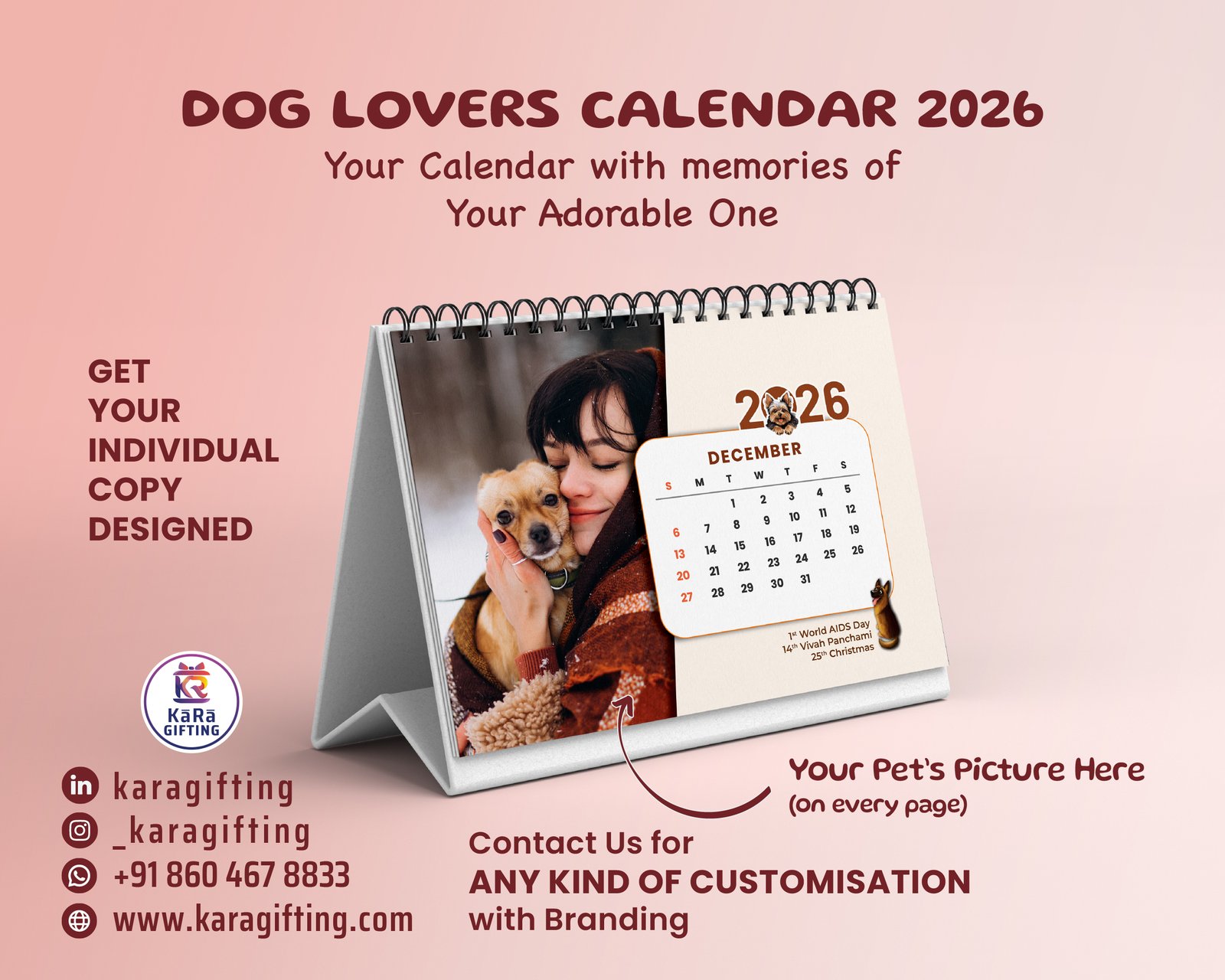 KaRa Dog Calendar 2026-5