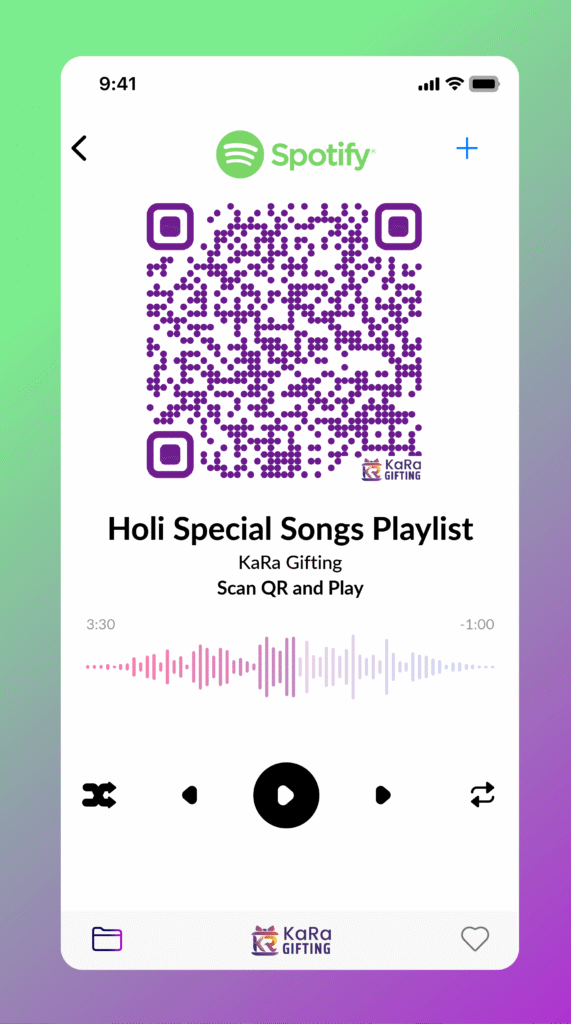 KaRa Holi Spotify Playlist Card