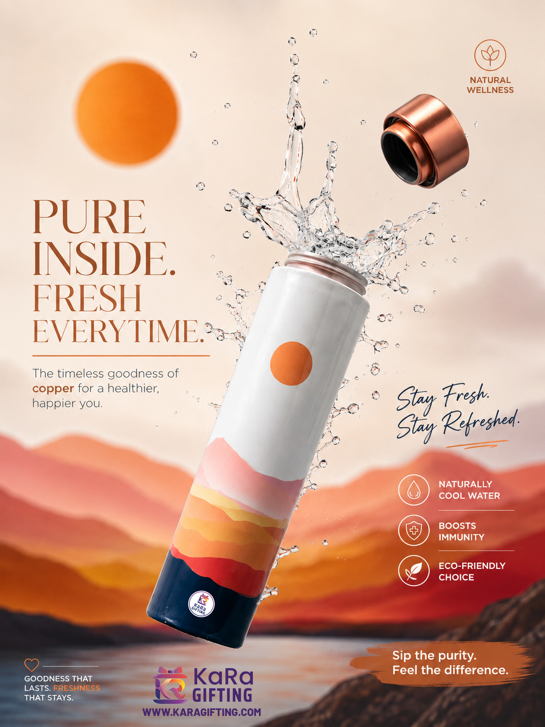 KaRa Best Copper Bottle Desiner