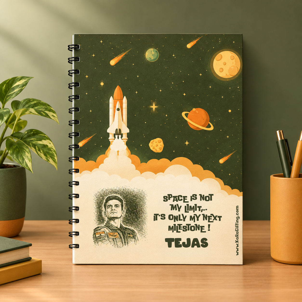 Best Personalised Notebook KaRa Gifting Tejas