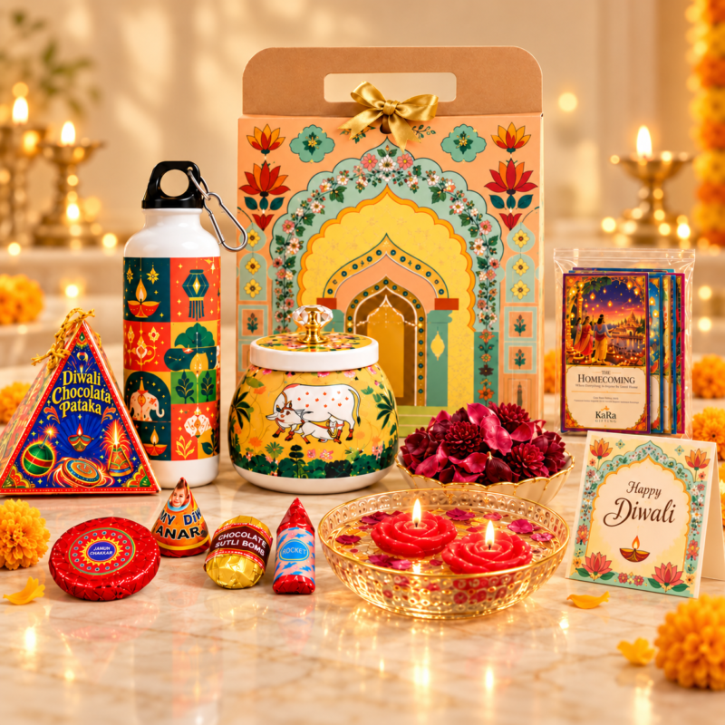 Rajwada Pichwai Glow Diwali Gift Hamper